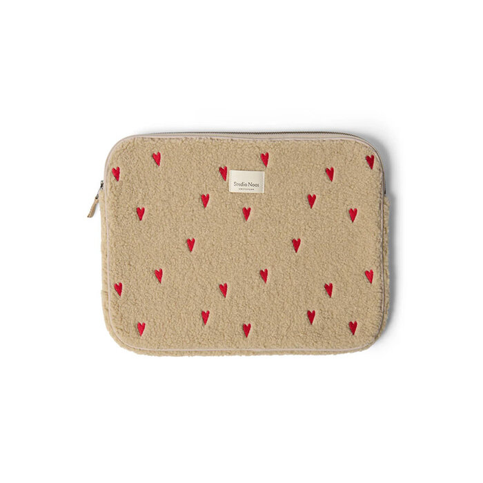 Studio Noos Ecru Teddy Hartjes Laptop Sleeve 13 inch - Studio Noos