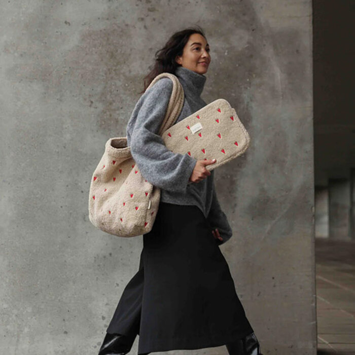 Studio Noos Ecru Teddy Hartjes Laptop Sleeve 13 inch - Studio Noos