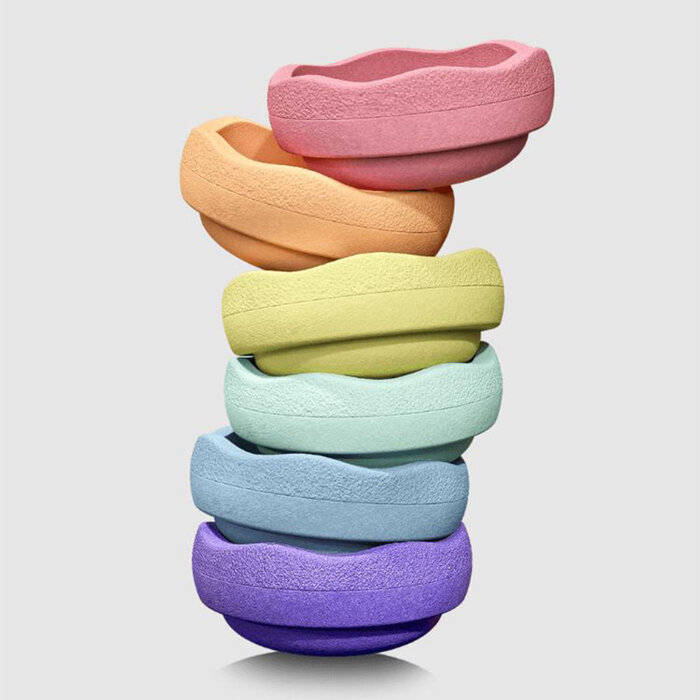 Stapelstein Rainbow (lot de 6) - Stapelstein