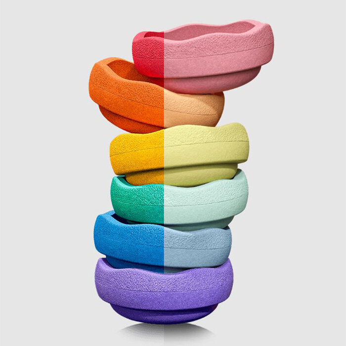 Stapelstein Rainbow (lot de 6) - Stapelstein