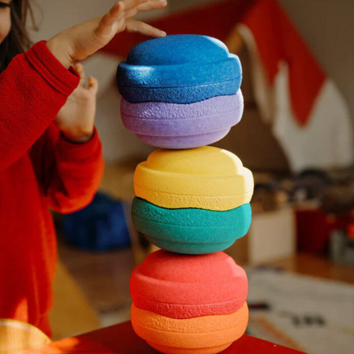 Stapelstein Original Mini Rainbow Set - Stapelstein