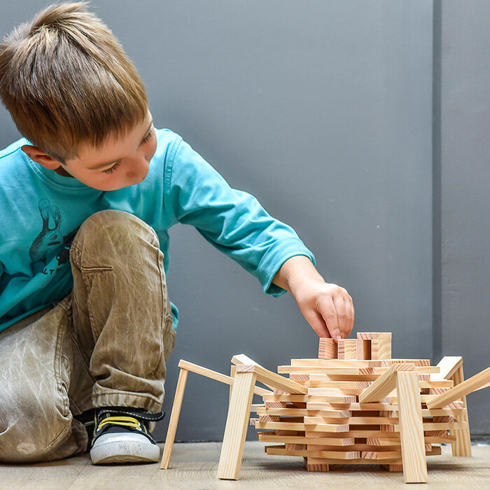 Kapla Houten Blokken (200 stuks) - Kapla