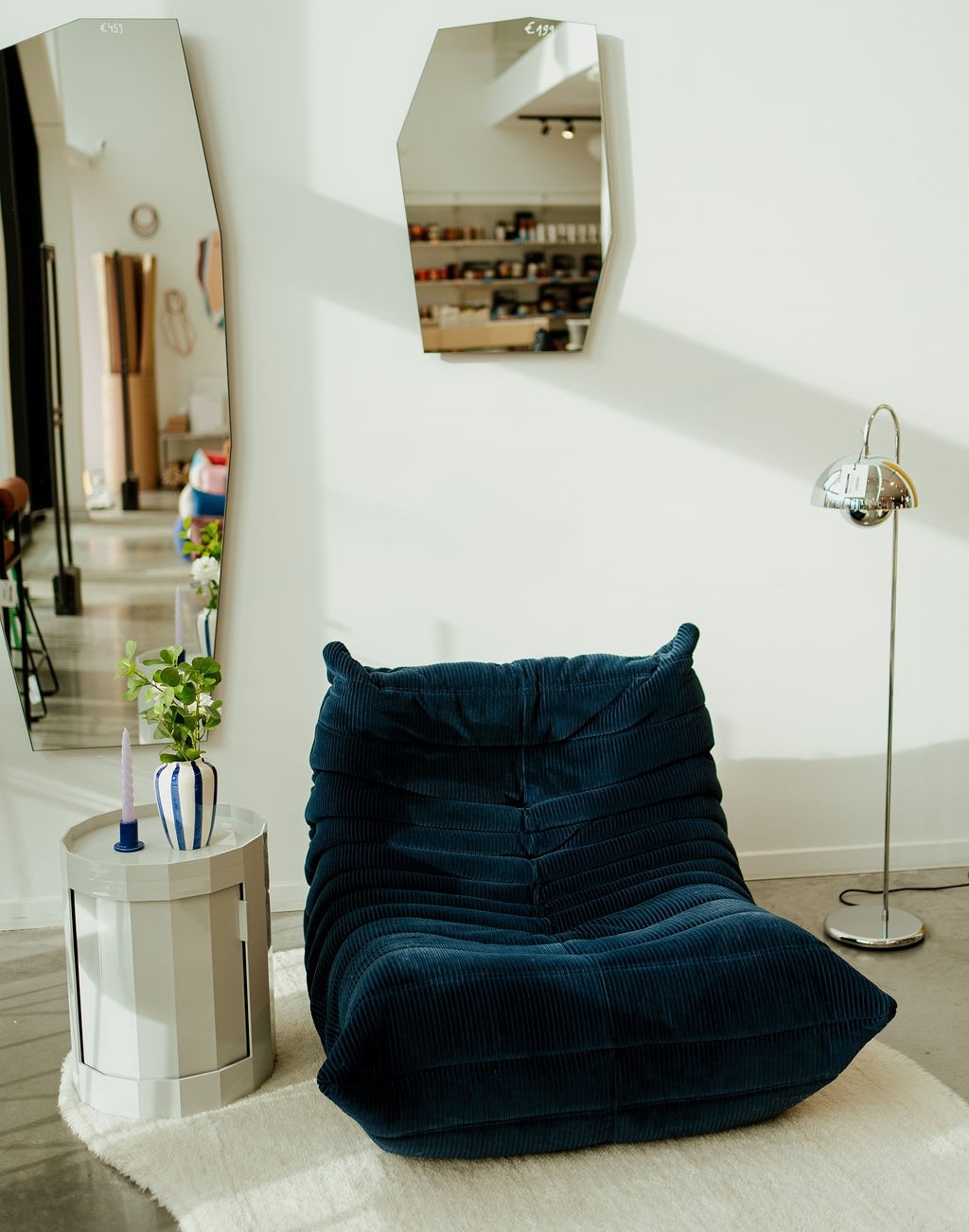 Ligne Roset Togo 1-zit fauteuil - Phlox - Nuit