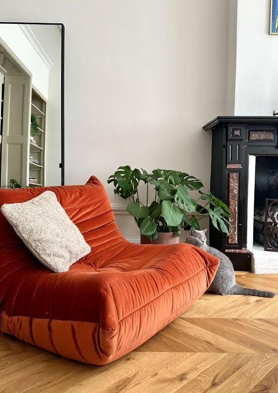 Ligne Roset Togo 1-zit fauteuil - Phlox - Nuit