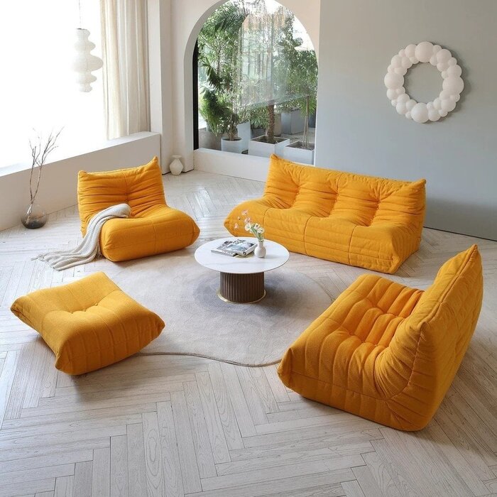Ligne Roset Togo 1-zit fauteuil (Showroom) - Phlox - Nuit