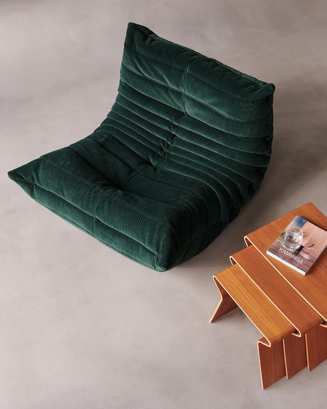 Ligne Roset Togo 1-zit fauteuil - Phlox - Nuit