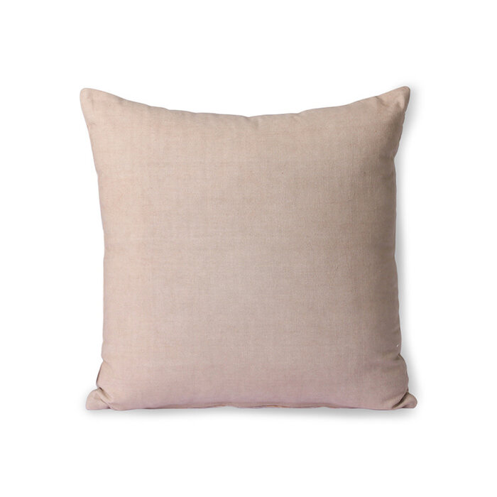 HKliving Kussen velvet gestreept (45x45 cm)