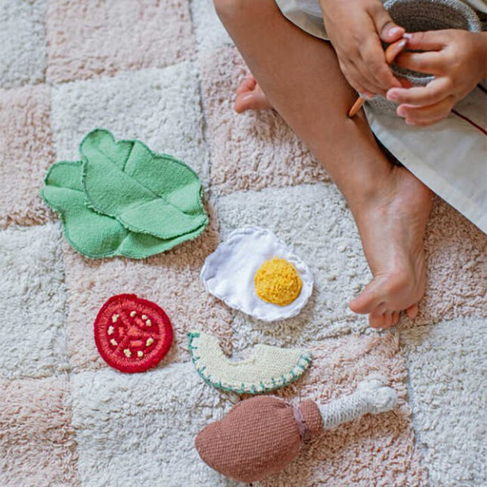 Lorena Canals Kitchen Tiles Tapijt - Wasbaar tapijt - Lorena Canals