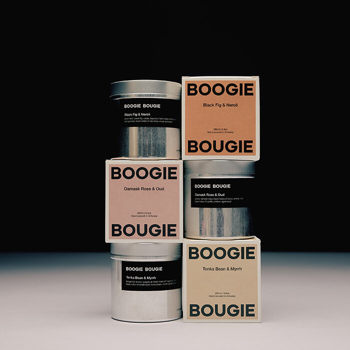 Boogie Bougie Geurkaars Damask Rose & Oud - Boogie Bougie