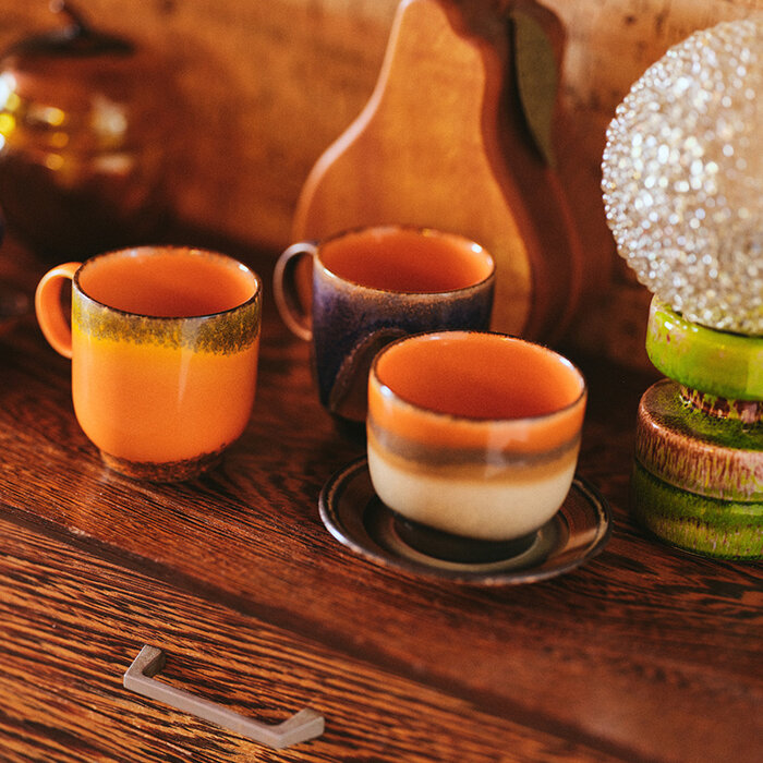 HKliving Tasse à café 250 ml - Céramique - HKliving