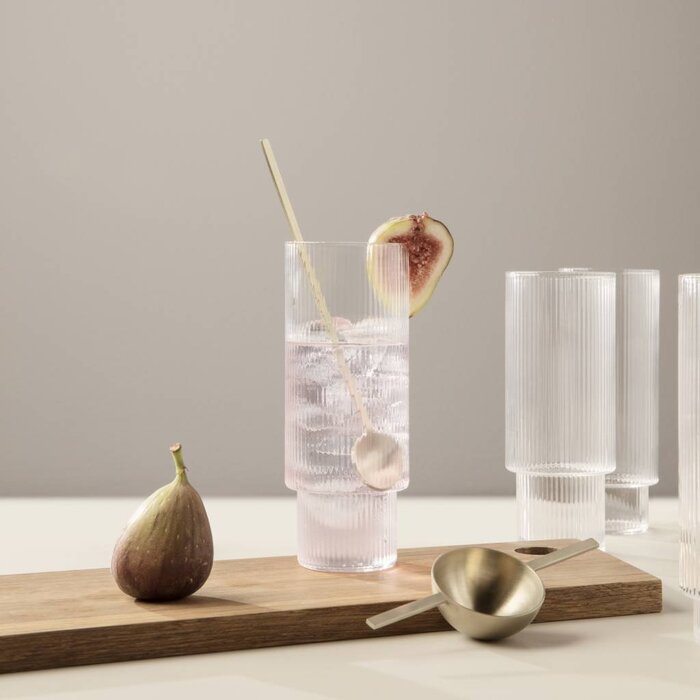 Fermliving Ripple Verres à long drink (Lot de 4) - Ferm Living