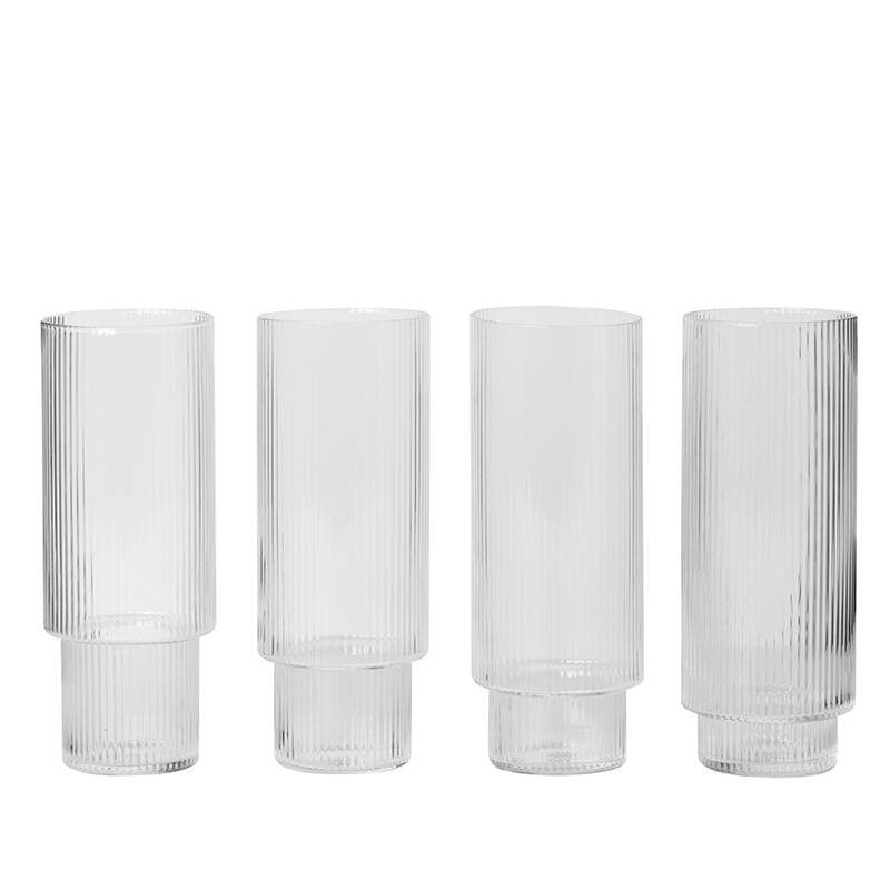 Fermliving Ripple Verres à long drink (Lot de 4) - Ferm Living