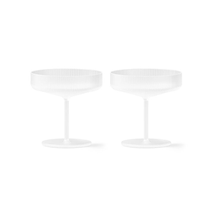 Fermliving Ripple Champagneglazen (Set van 2) - Ferm Living