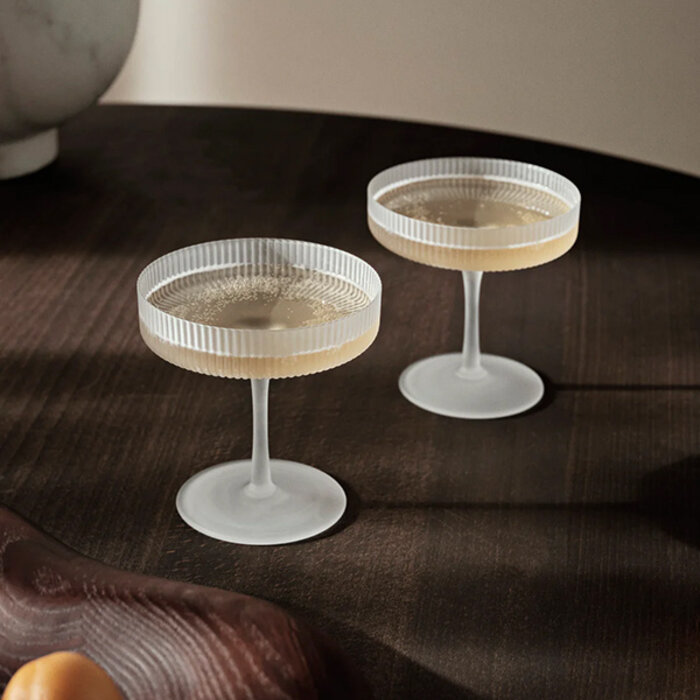 Fermliving Ripple Champagneglazen (Set van 2) - Ferm Living
