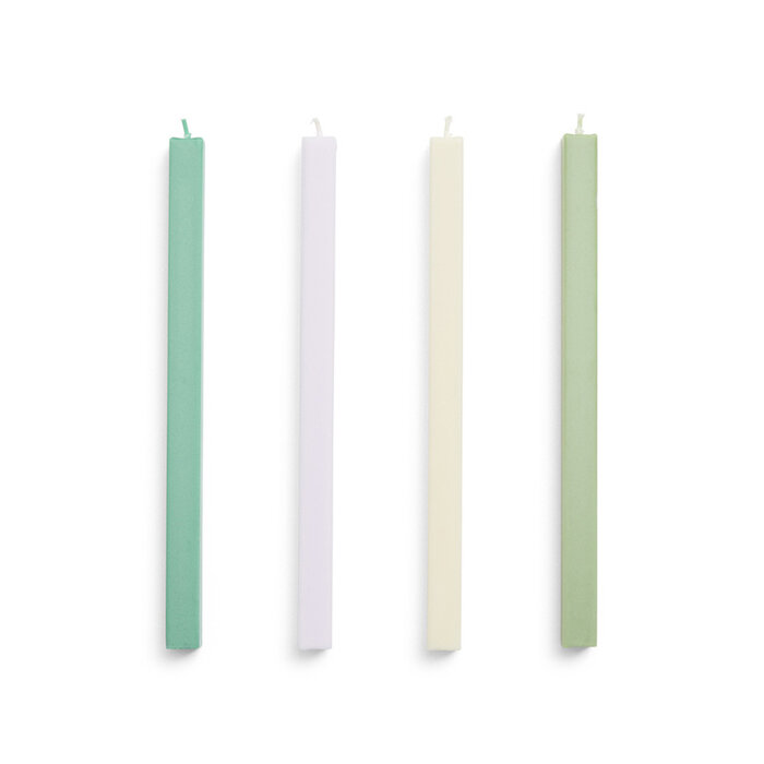 HAY Bougie Square (Lot de 4) - Pastel - HAY