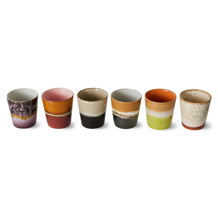 HKliving Koffiebekers (Sets van 6) - HK Living