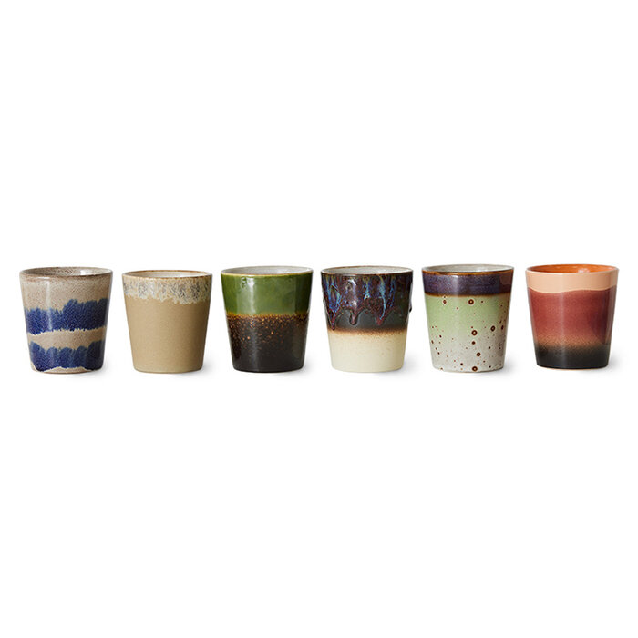 HKliving Koffiebekers (Sets van 6) - HK Living