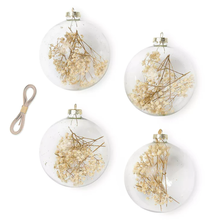 Fermliving Boule de Noël Flora - Par pièce