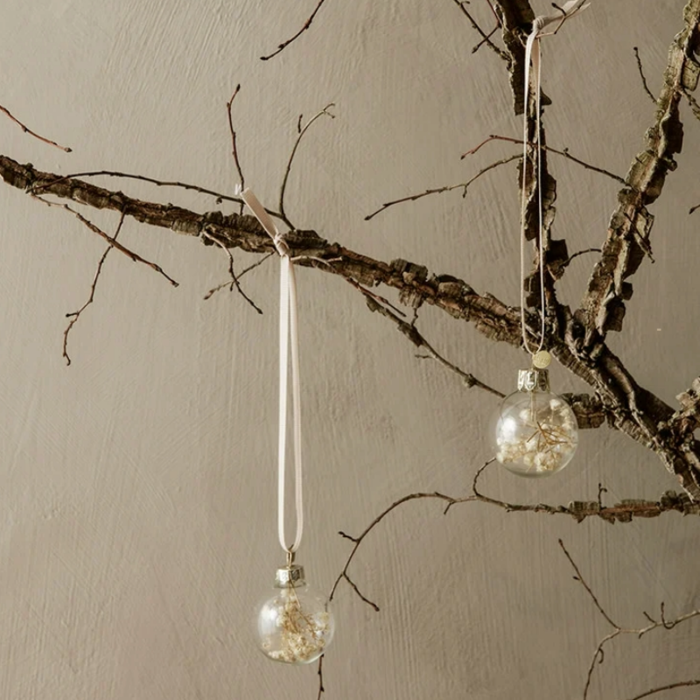 Fermliving Boule de Noël Flora - Par pièce