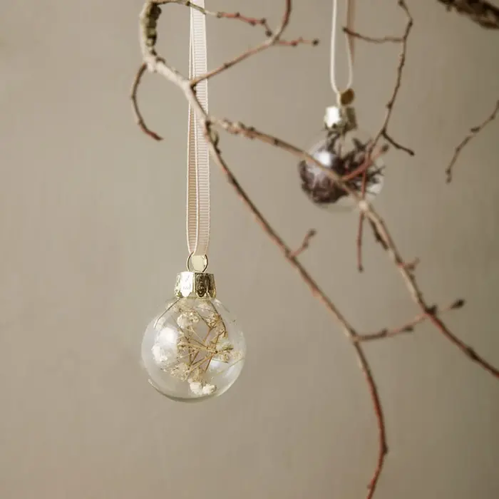 Fermliving Boule de Noël Flora - Par pièce