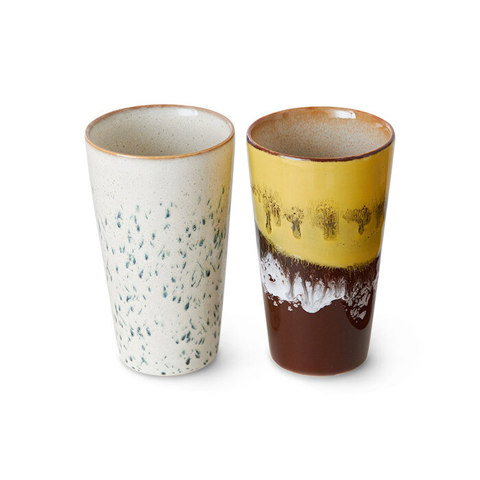 HKliving Mugs à latte (ensemble de 2) - HKliving