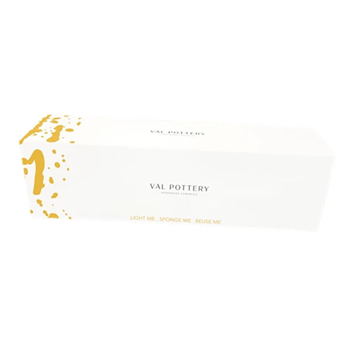 Val Pottery Giftset Kaarsen (set van 4) - Geel - Val Pottery