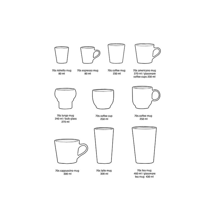 HKliving Tasses à café (Lots de 4) - HK Living