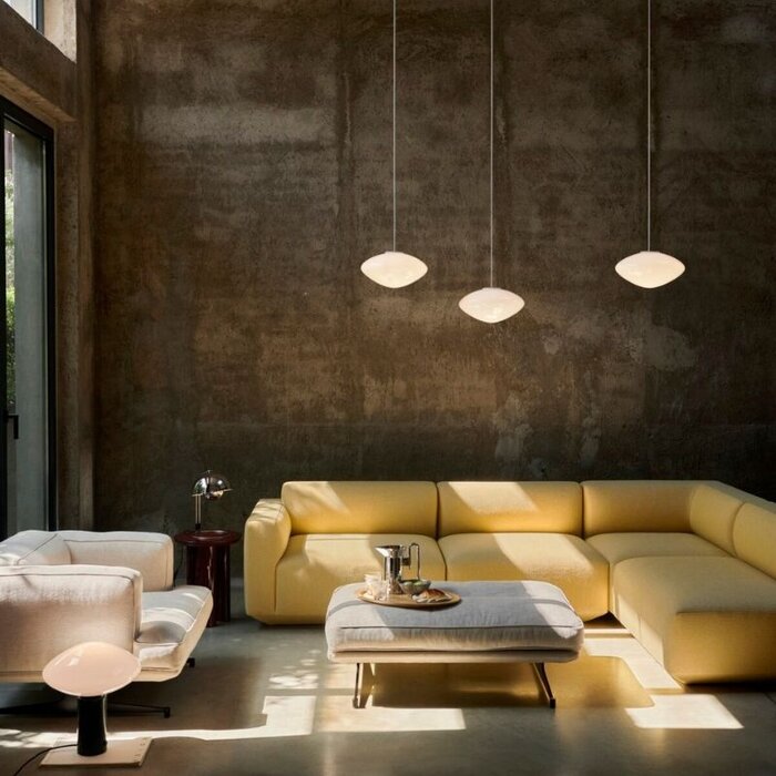 &Tradition Lampe suspendue Mist - Verre de lait - &Tradition