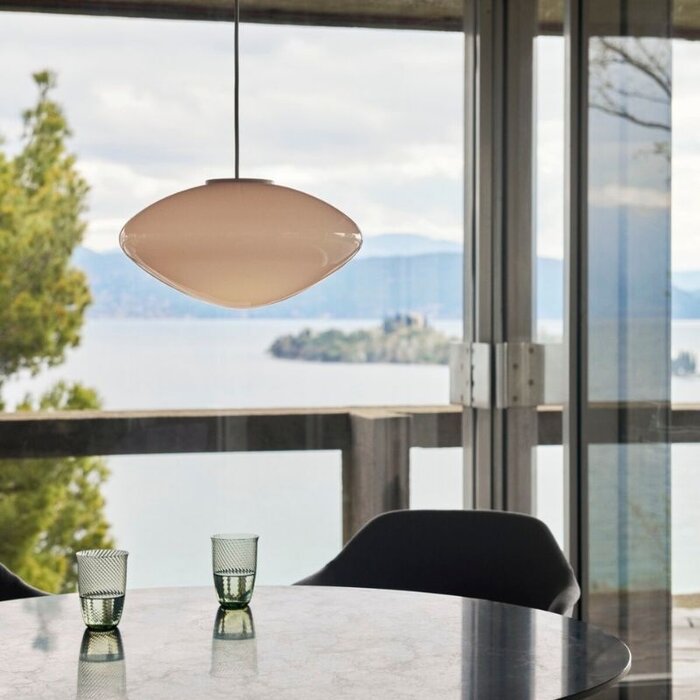 &Tradition Lampe suspendue Mist - Verre de lait - &Tradition