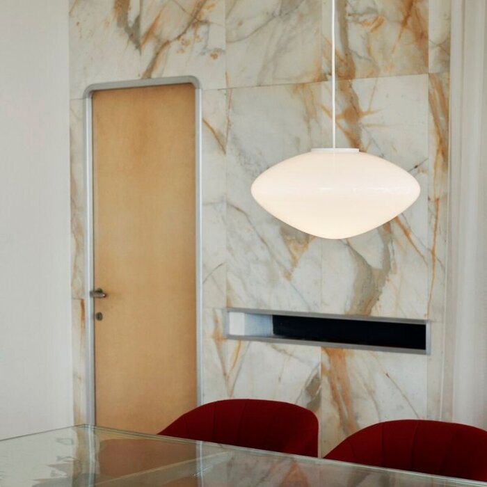 &Tradition Lampe suspendue Mist - Verre de lait - &Tradition