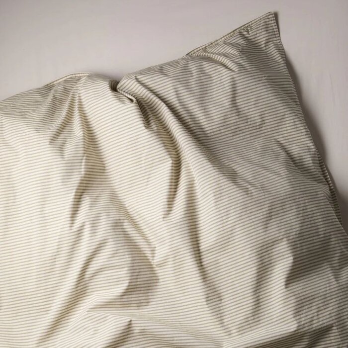 Suite702 Housse de couette rayée en percale 240x220cm - Suite702