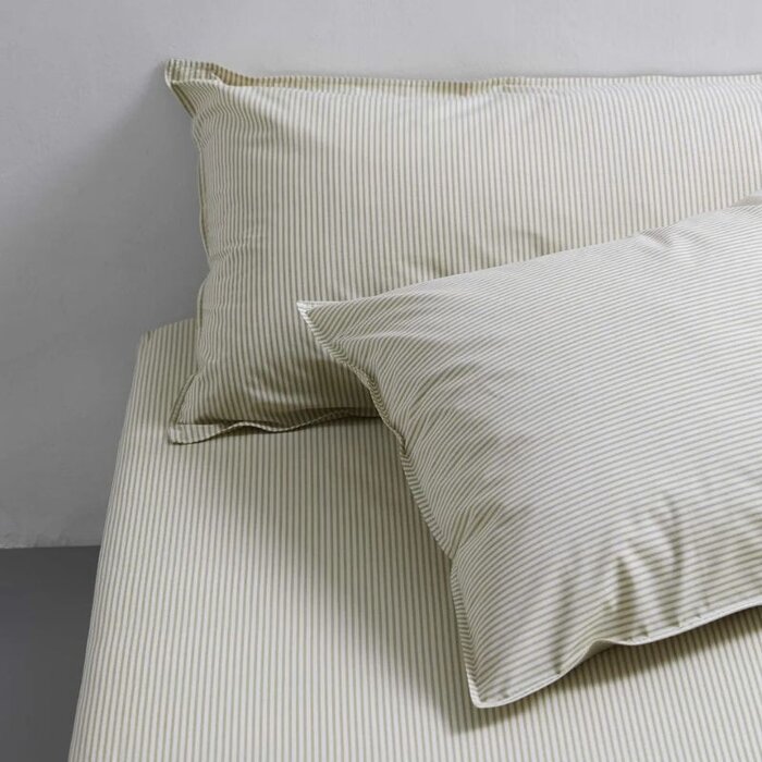 Suite702 Housse de couette rayée en percale 240x220cm - Suite702