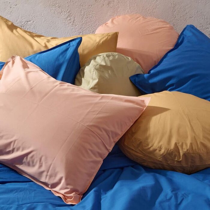 Suite702 Housse de couette bleu cobalt percale - 240x220 cm - Suite702