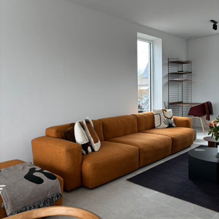 HAY Mags Soft sofa Low armrest - 3 seater - Metaphor 034 - HAY