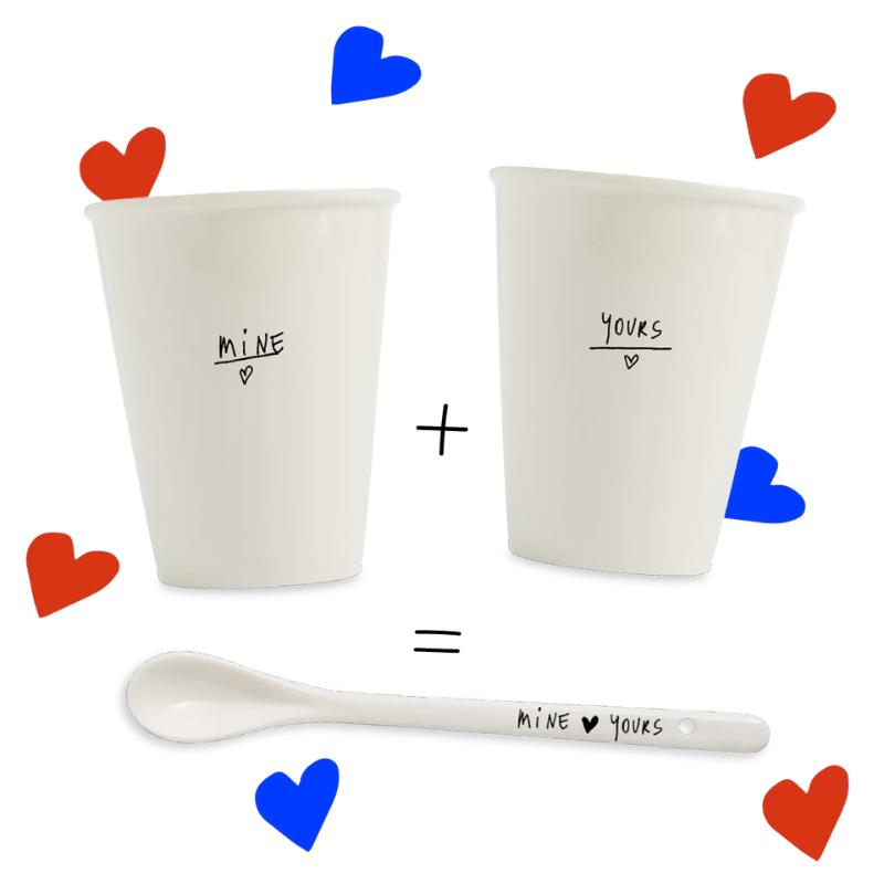 helen b Set Mine x Yours  + gratis lepel - Helen B