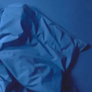 Suite702 Housse de couette en percale bleu cobalt 240x220 cm