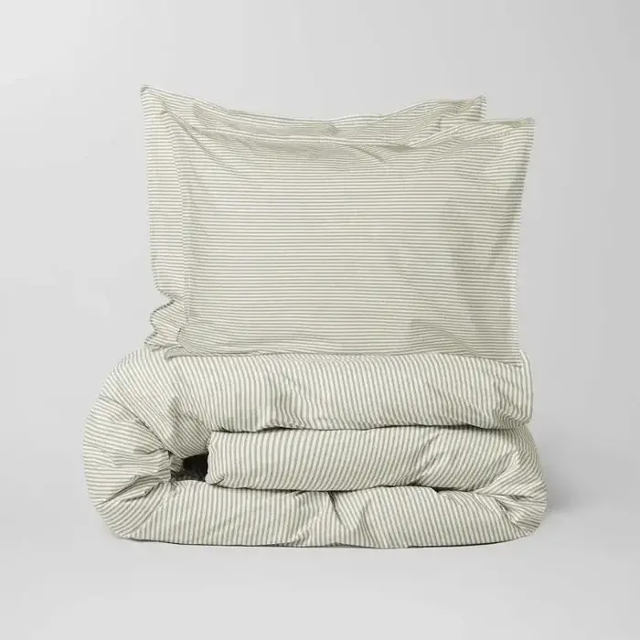 Suite702 Percale gestreept dekbedovertrek 240x220cm - Suite702