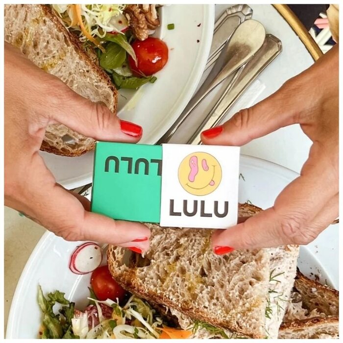 LULU Copenhagen Oorring Smiley (1 stuk) - Zilver - LULU Copenhagen