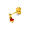 LULU Copenhagen Oorringen Confetti Dangling (1 stuk) Goud - Passion red of Marigold