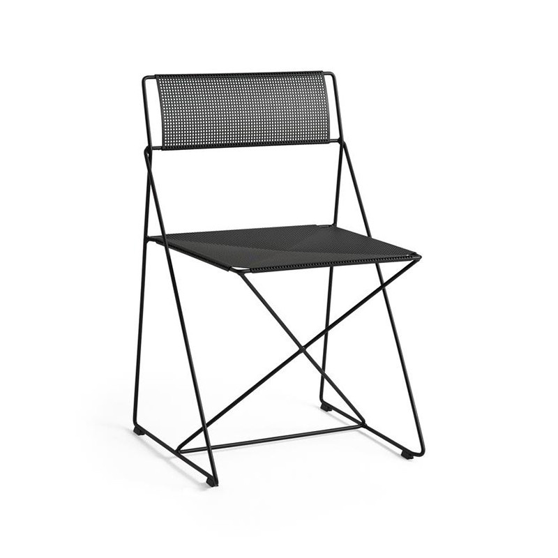 HAY X-Line stoel outdoor - Gepoederlakt onderstel - HAY