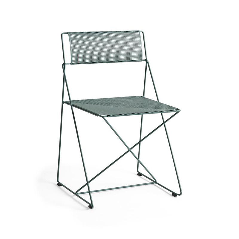 HAY X-Line stoel outdoor - Gepoederlakt onderstel - HAY