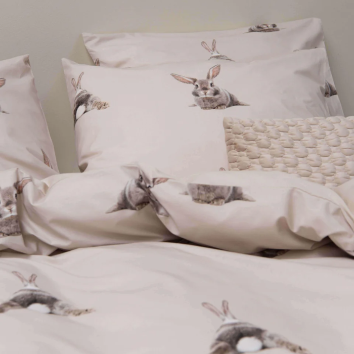 SNURK beddengoed Housse de couette lapin beige 1p - SNURK