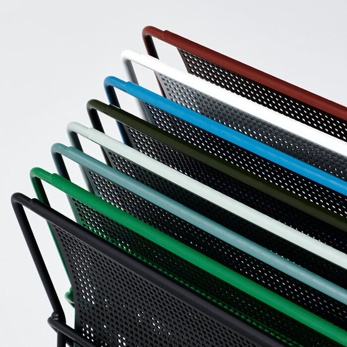 HAY X-Line stoel outdoor - Gepoederlakt onderstel