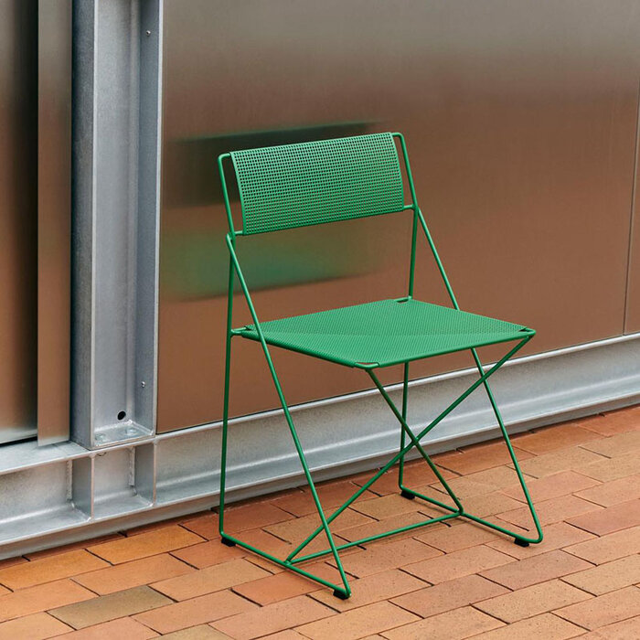 HAY X-Line stoel outdoor - Gepoederlakt onderstel - HAY