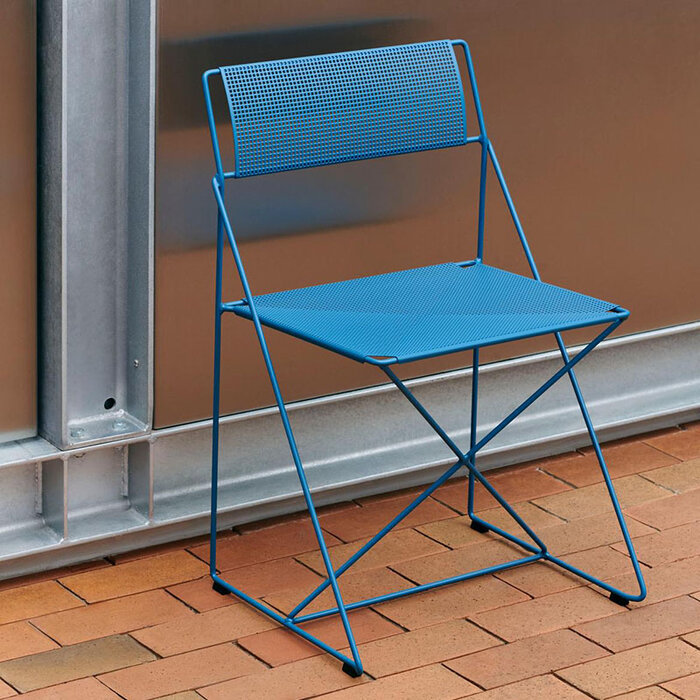 HAY X-Line stoel outdoor - Gepoederlakt onderstel - HAY
