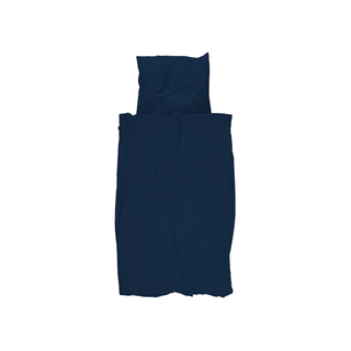 SNURK beddengoed FLANEL Housse de couette bleu marine 1p