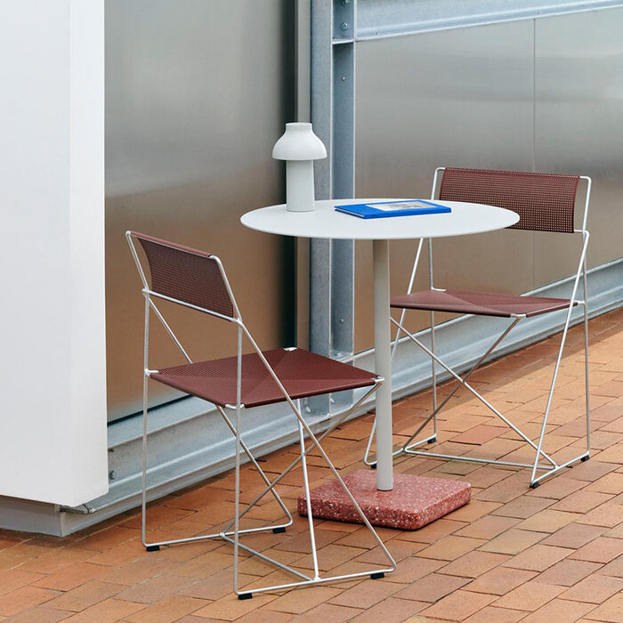 HAY X-Line chaise outdoor - Base galvanisée - HAY