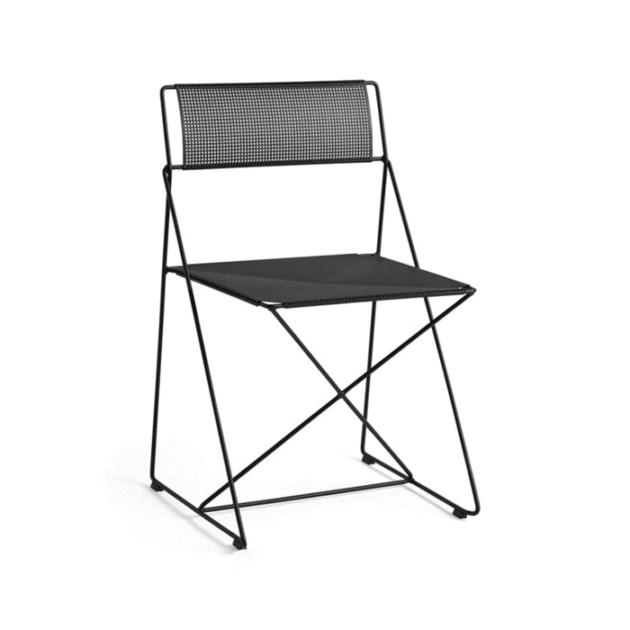 HAY X-Line stoel outdoor - Gepoederlakt onderstel - HAY