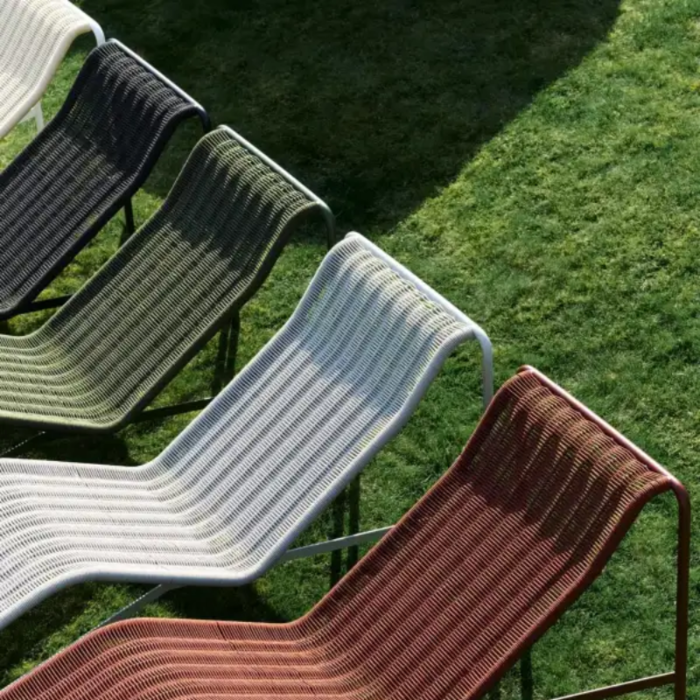 HAY Palissade Cord Chaise Longue - HAY