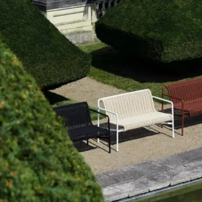 HAY Banc de salle à manger en corde Palissade avec accoudoir - HAY